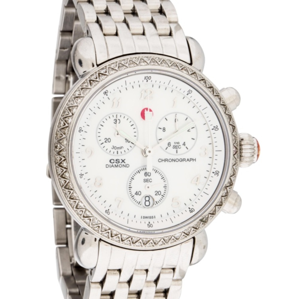 Perfect condition Michele CSX diamond watch